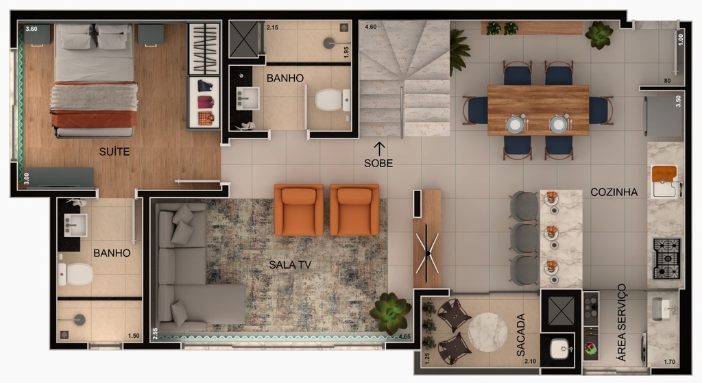 Apartamento à venda com 2 quartos, 6318m² - Foto 5