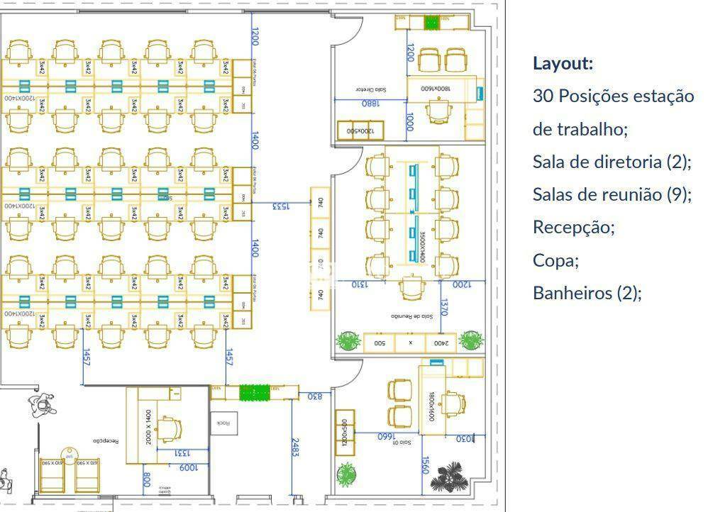 Conjunto Comercial-Sala para alugar, 185m² - Foto 5