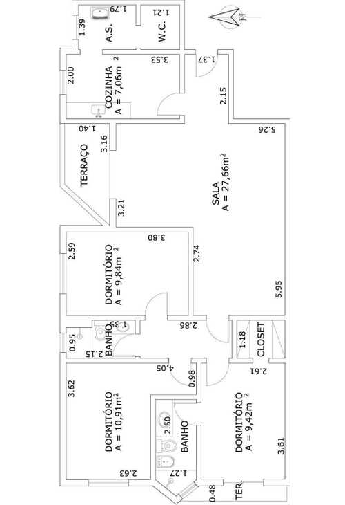 Apartamento à venda com 3 quartos, 100m² - Foto 11