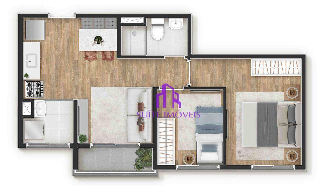 Apartamento à venda com 2 quartos, 37m² - Foto 30