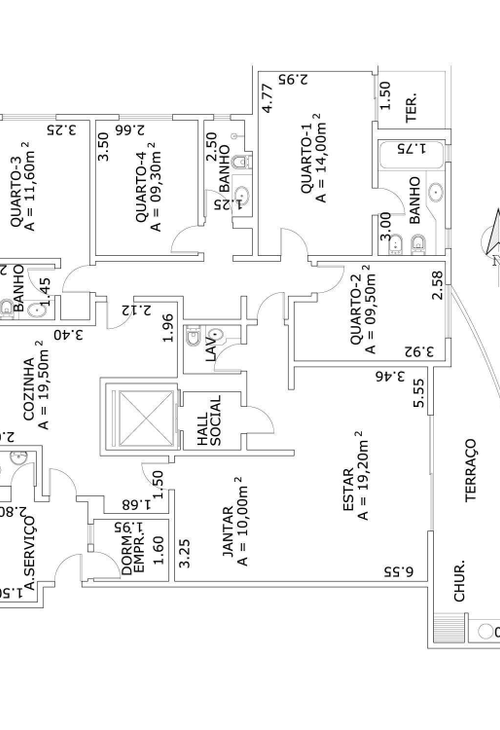 Apartamento à venda com 4 quartos, 165m² - Foto 3