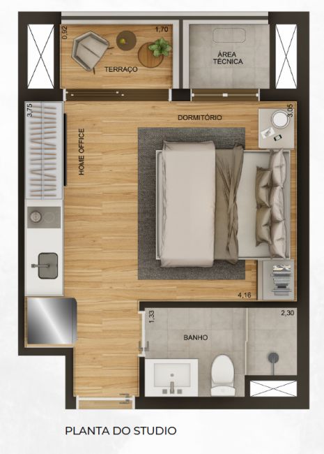 Apartamento à venda com 2 quartos, 53m² - Foto 21