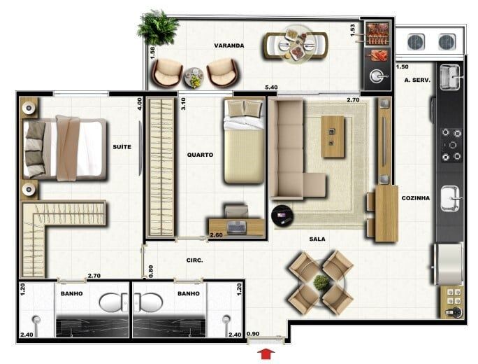 Apartamento à venda com 3 quartos, 82m² - Foto 33