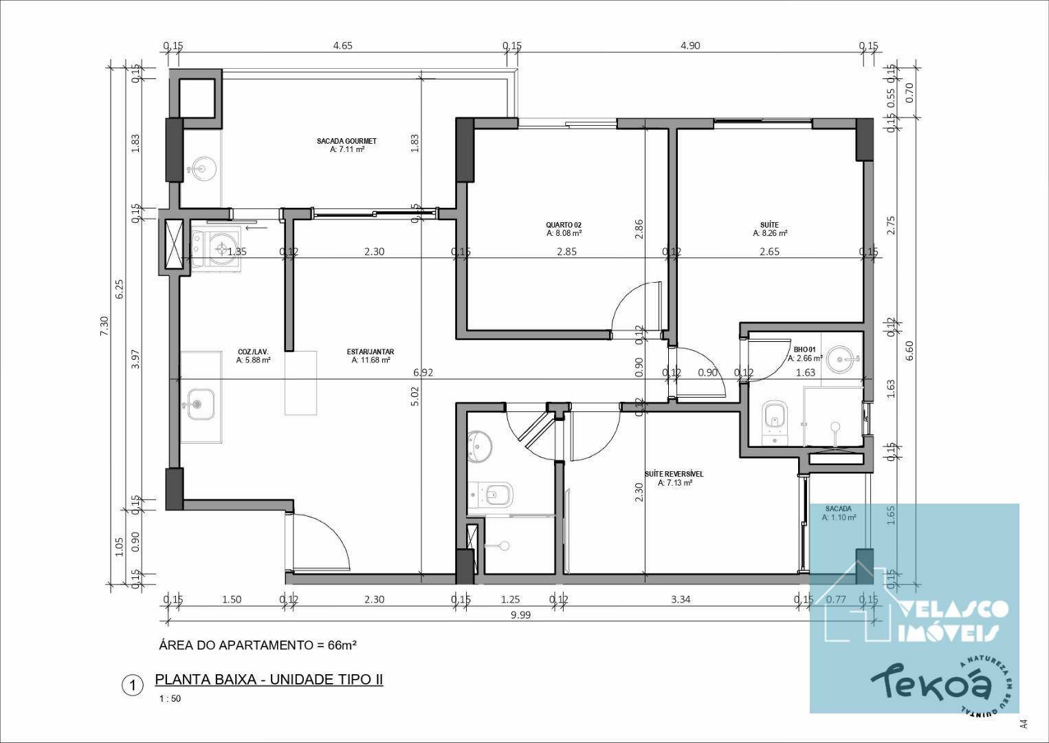 Apartamento à venda com 3 quartos, 66m² - Foto 46
