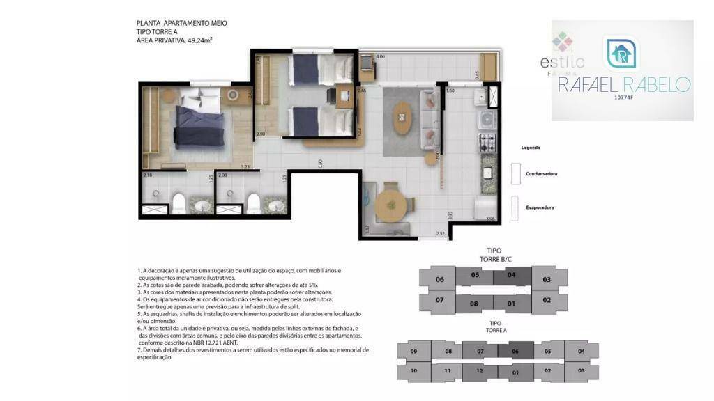 Apartamento à venda com 2 quartos, 49m² - Foto 25