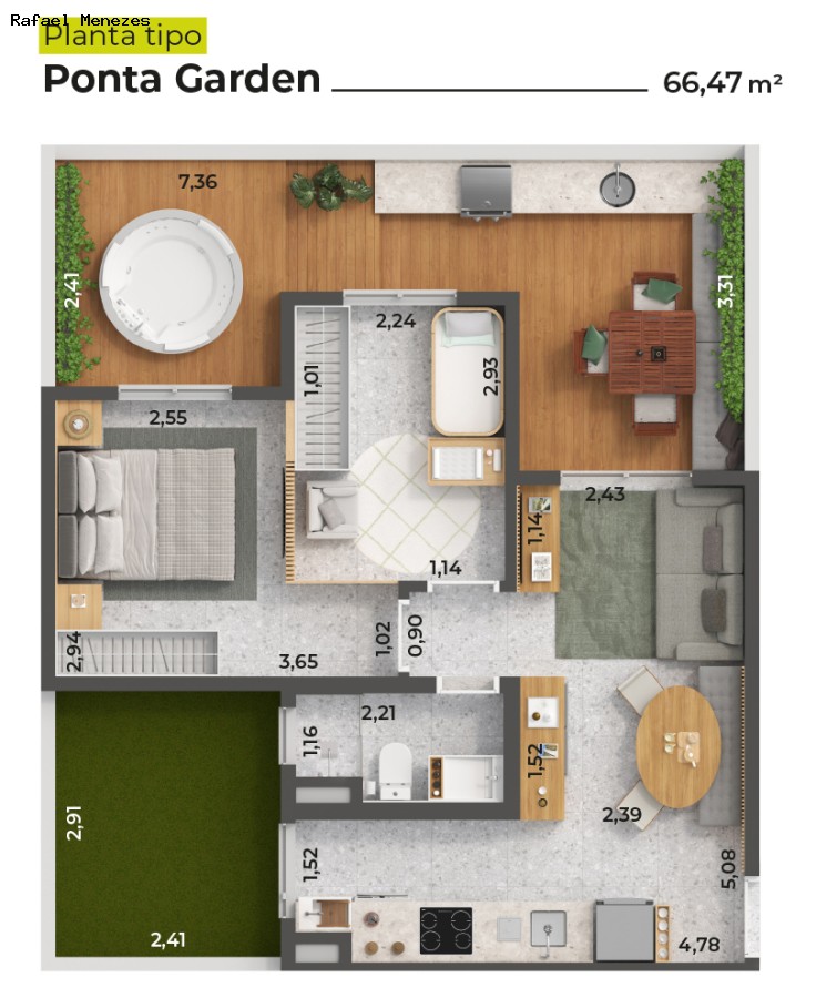 Apartamento, 2 quartos, 39 m² - Foto 24