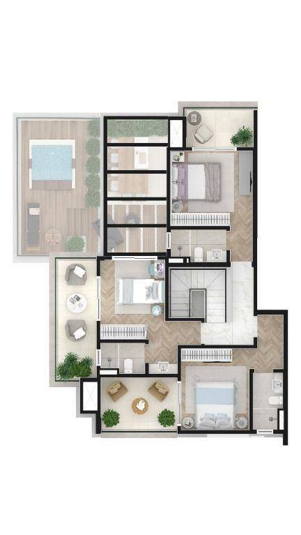 Apartamento à venda com 3 quartos, 335m² - Foto 29