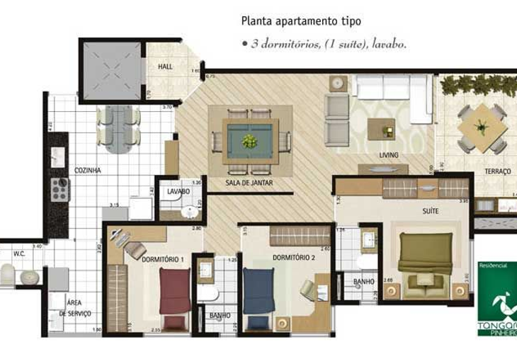 Apartamento à venda com 3 quartos, 103m² - Foto 10