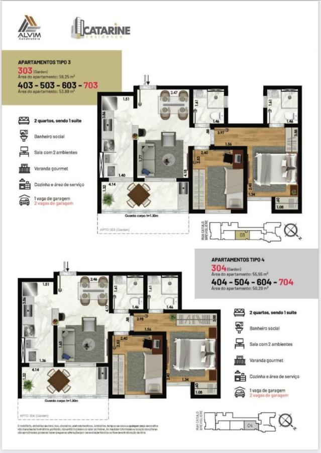 Apartamento à venda com 3 quartos, 73m² - Foto 4