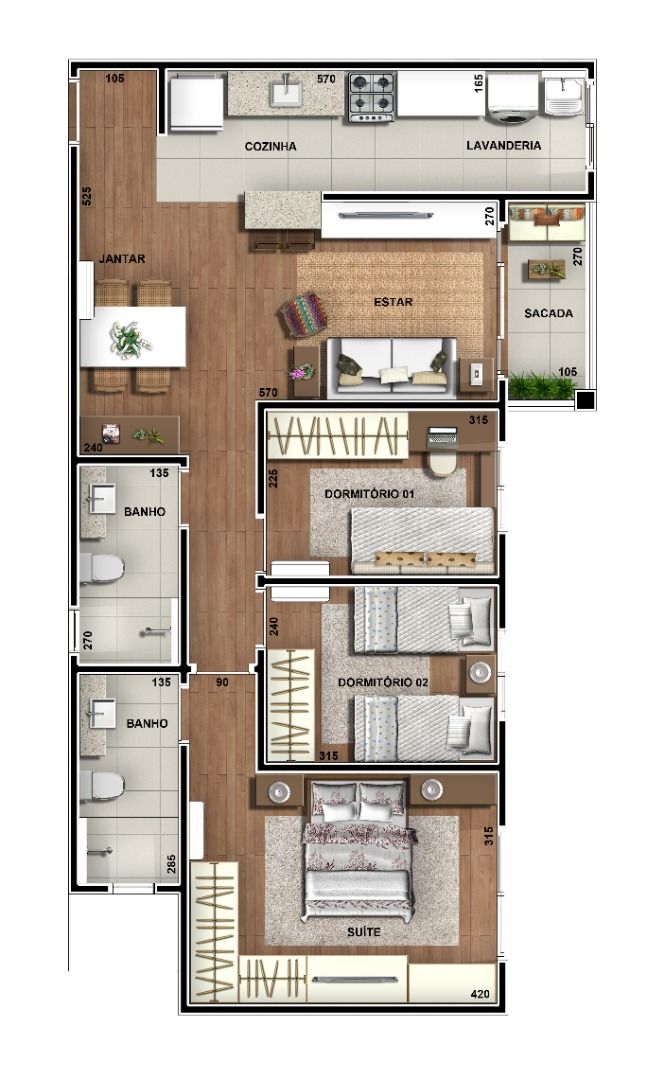 Apartamento à venda com 3 quartos, 81m² - Foto 23