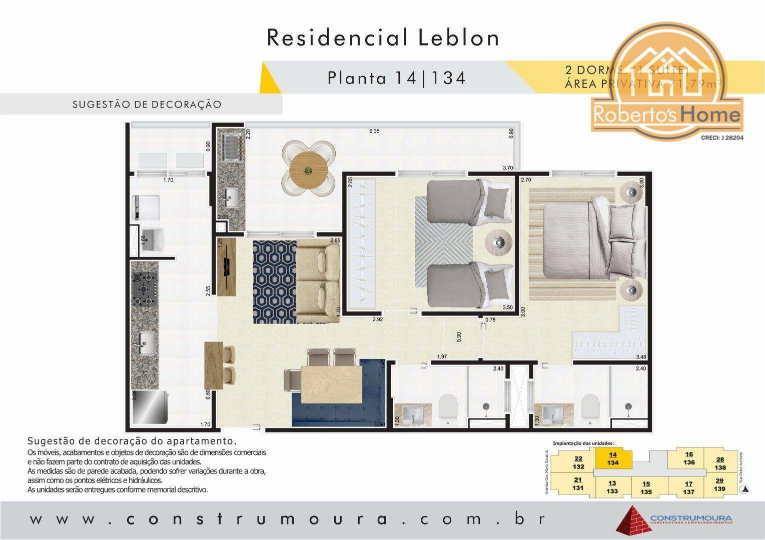 Apartamento à venda com 2 quartos, 71m² - Foto 14