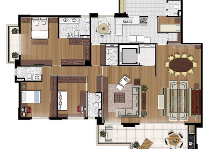 Apartamento à venda com 3 quartos, 231m² - Foto 8