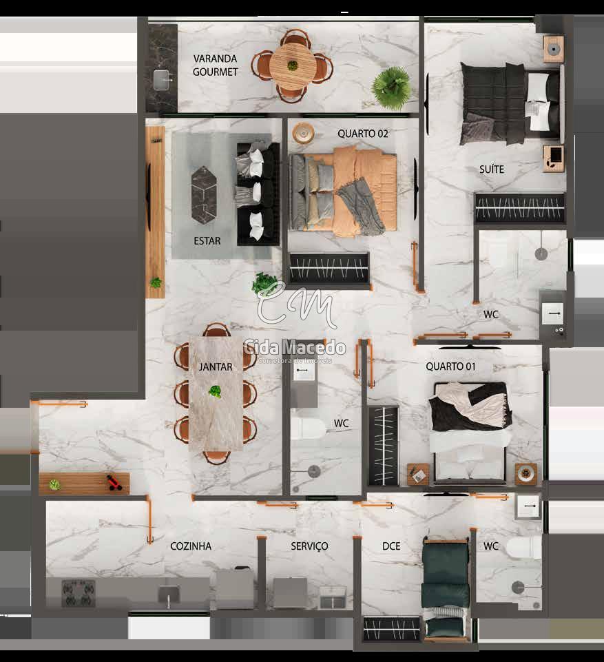 Apartamento à venda com 3 quartos, 82m² - Foto 26