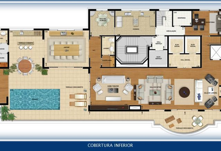 Apartamento à venda com 4 quartos, 327m² - Foto 12