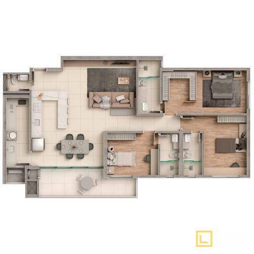 Apartamento à venda com 3 quartos, 126m² - Foto 10