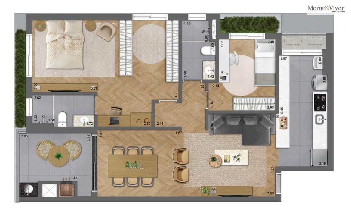 Apartamento à venda com 2 quartos, 69m² - Foto 36