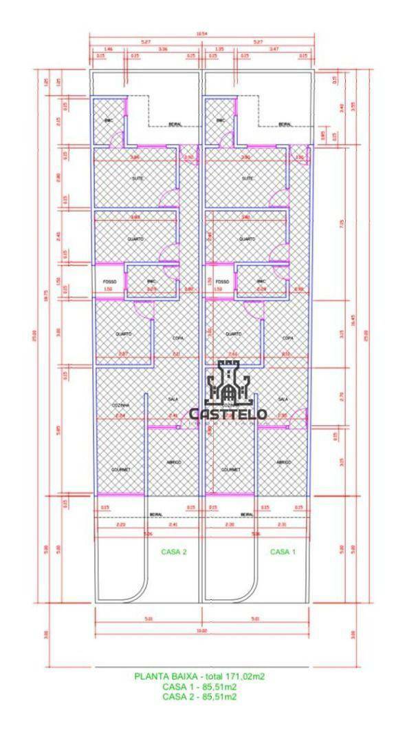 Casa à venda com 3 quartos, 85m² - Foto 1