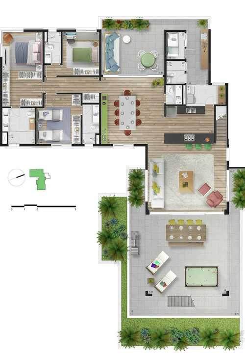 Apartamento à venda com 3 quartos, 227m² - Foto 7