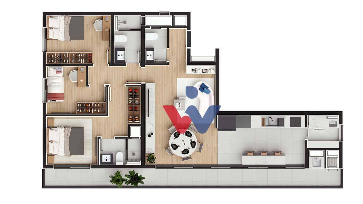 Apartamento à venda com 2 quartos, 62m² - Foto 21