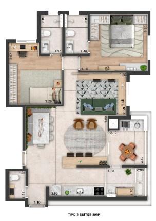 Apartamento à venda com 3 quartos, 90m² - Foto 20