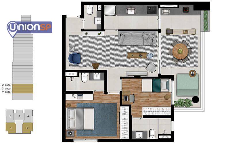 Apartamento à venda com 3 quartos, 164m² - Foto 27