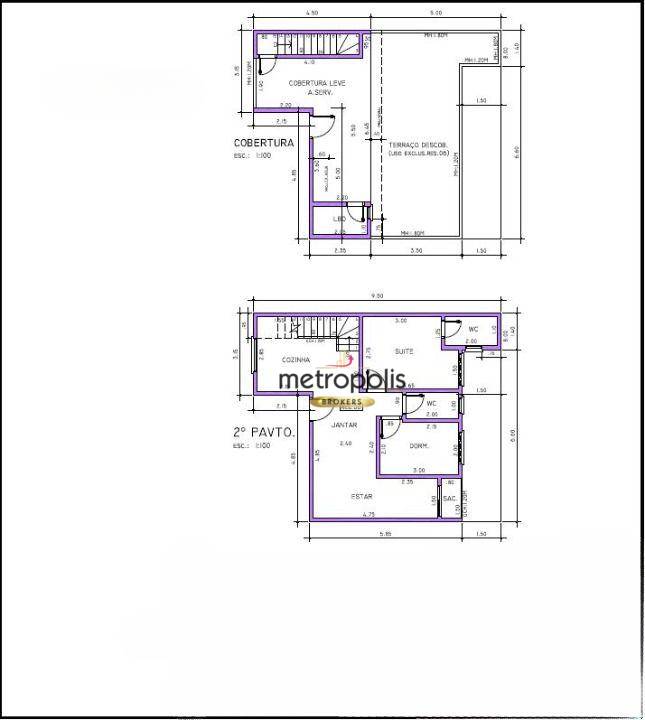 Cobertura, 2 quartos, 103 m² - Foto 2