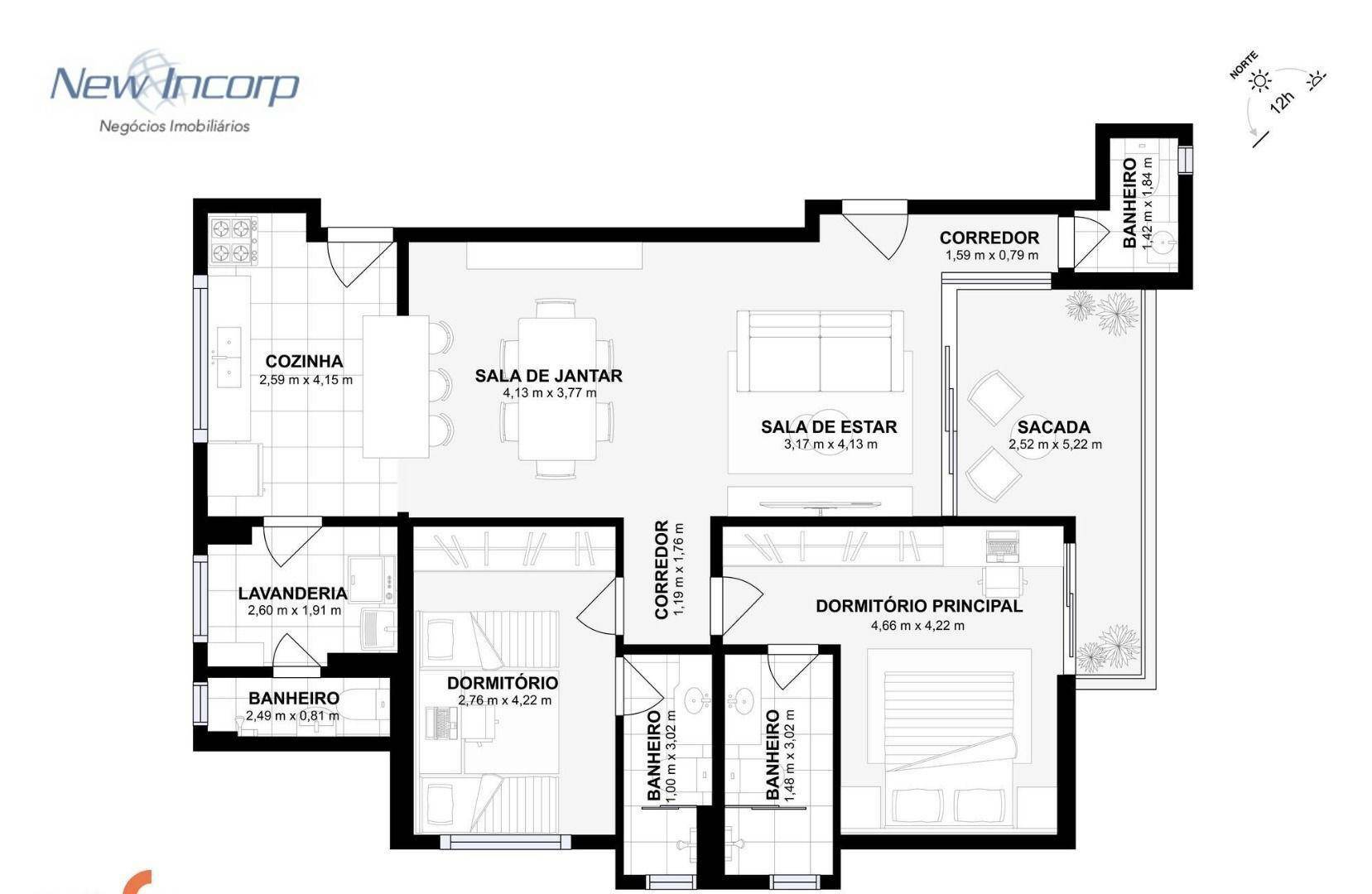 Apartamento à venda com 2 quartos, 105m² - Foto 23