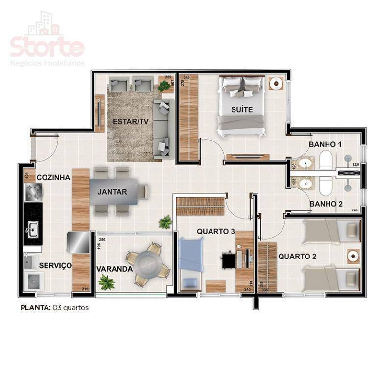 Apartamento à venda com 2 quartos, 60m² - Foto 15