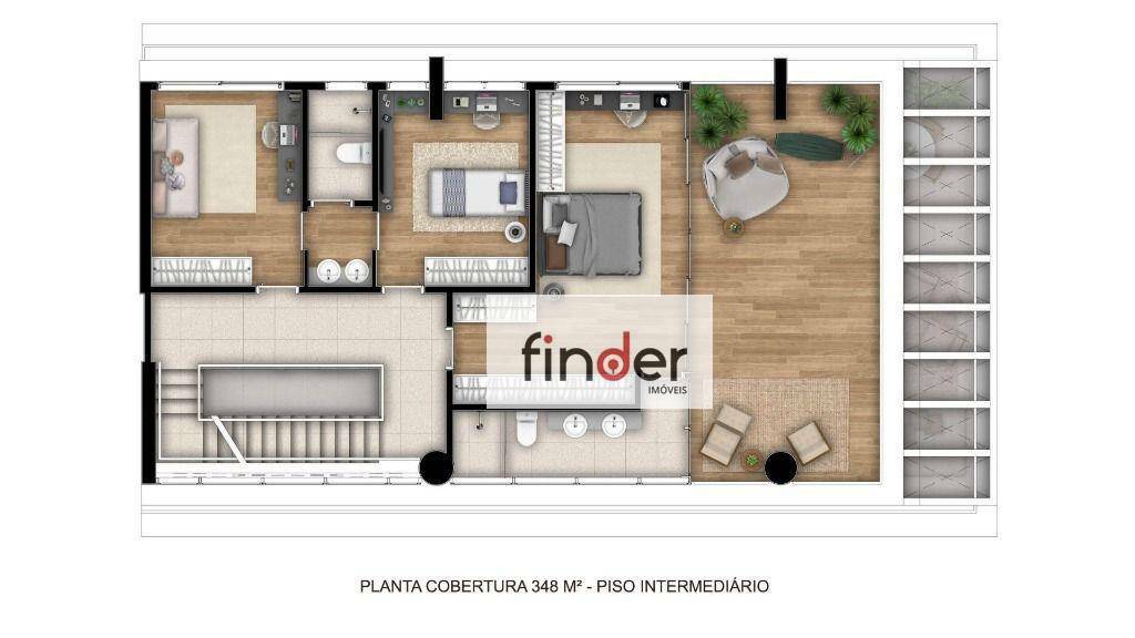 Cobertura à venda com 3 quartos, 348m² - Foto 15