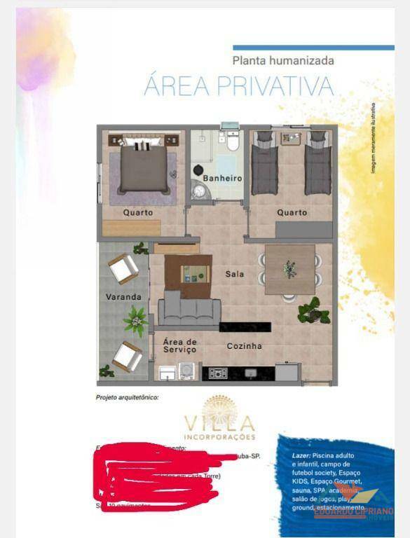 Apartamento à venda com 2 quartos, 56m² - Foto 4