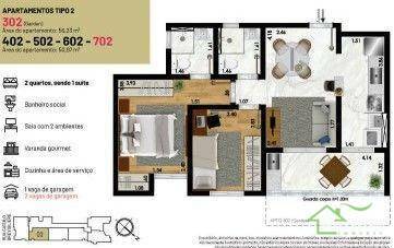 Apartamento à venda com 2 quartos, 50m² - Foto 5