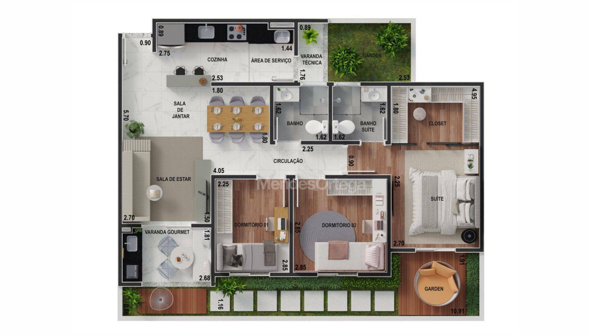 Apartamento à venda com 3 quartos, 77m² - Foto 59