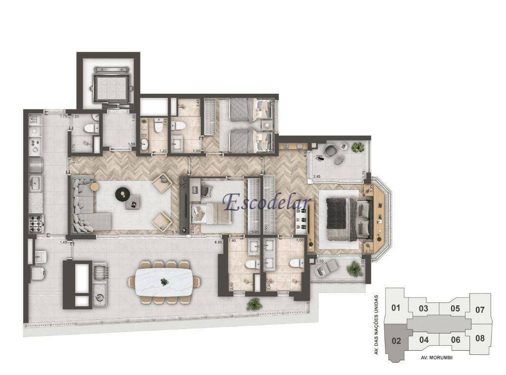 Apartamento à venda com 3 quartos, 141m² - Foto 18