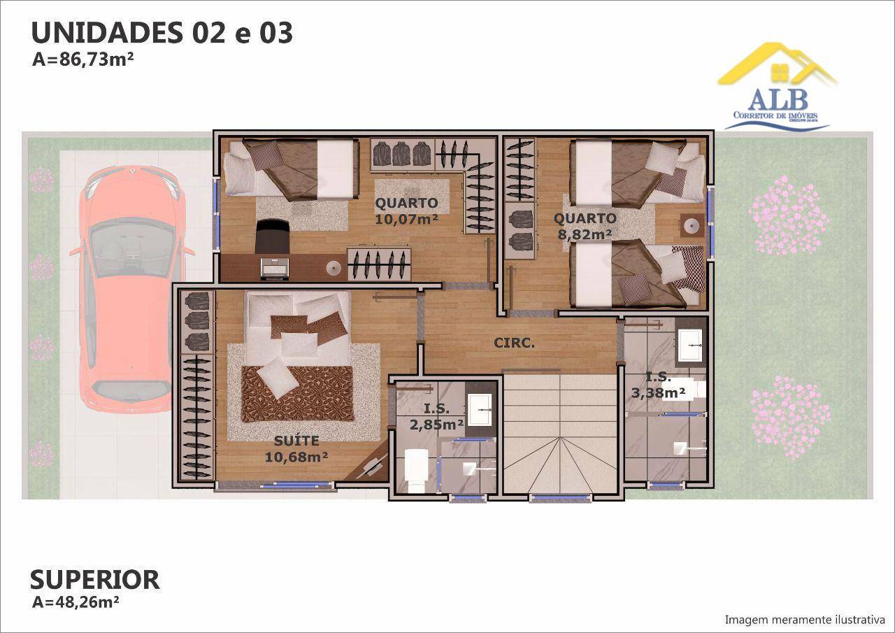 Sobrado à venda com 3 quartos, 87m² - Foto 37