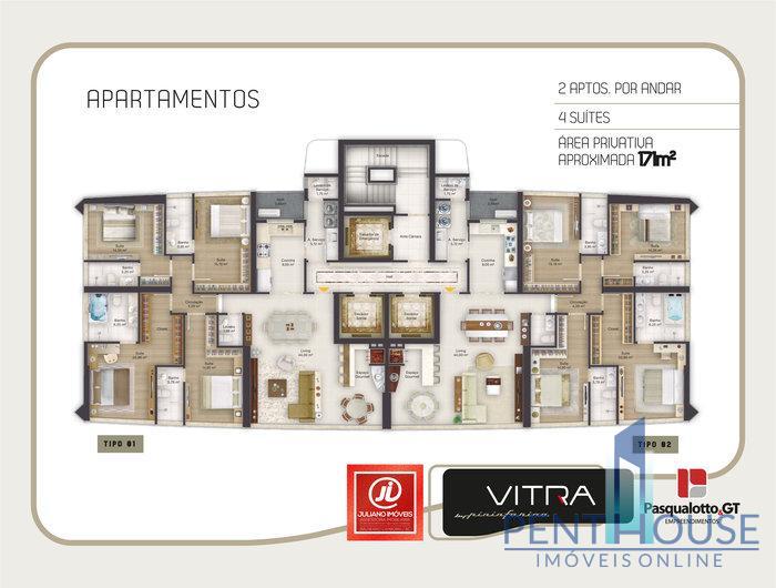 Apartamento à venda com 4 quartos, 170m² - Foto 5