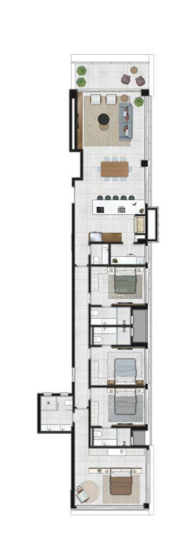 Apartamento à venda com 4 quartos, 207m² - Foto 42