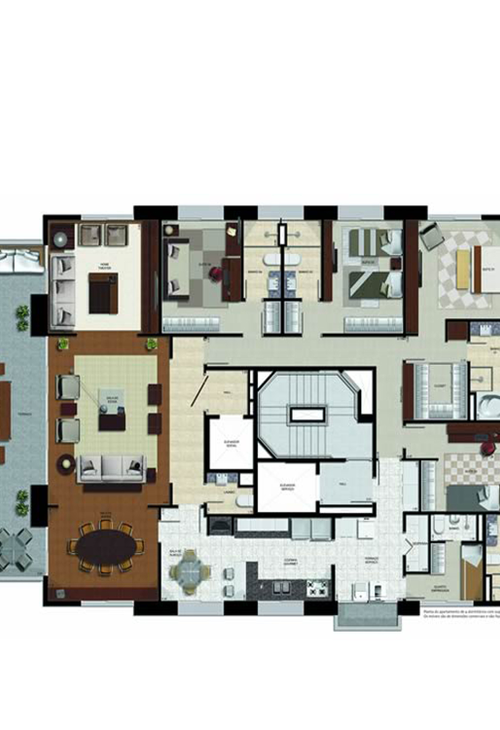 Apartamento à venda com 4 quartos, 254m² - Foto 11