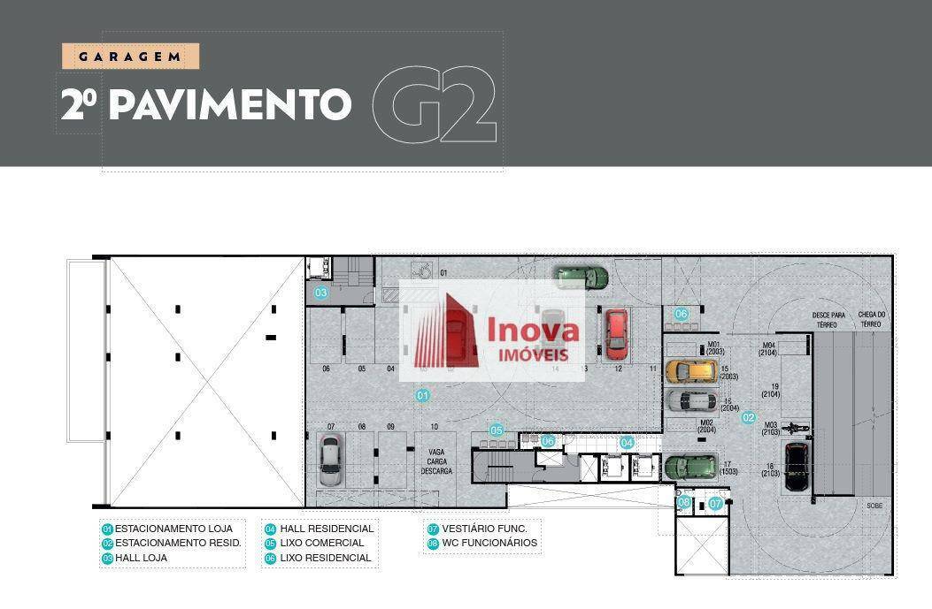 Apartamento à venda com 2 quartos, 61m² - Foto 21