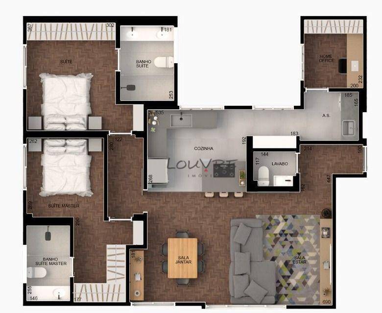 Apartamento à venda com 2 quartos, 100m² - Foto 15