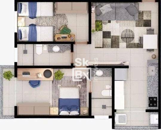 Apartamento à venda com 2 quartos, 51m² - Foto 12