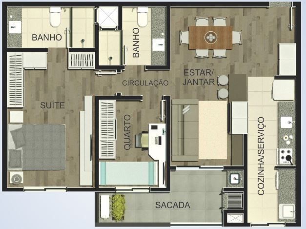 Apartamento à venda com 3 quartos, 78m² - Foto 33