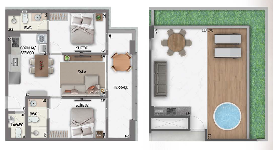 Apartamento à venda com 2 quartos, 13687m² - Foto 31