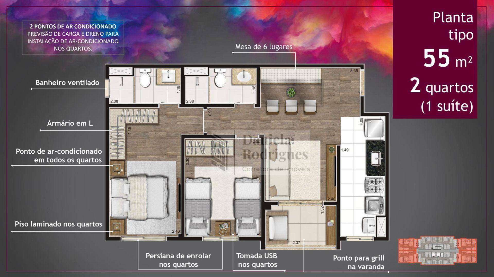 Apartamento à venda com 3 quartos, 82m² - Foto 31