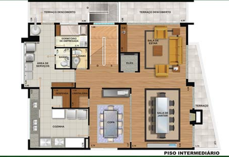 Apartamento à venda com 4 quartos, 430m² - Foto 6