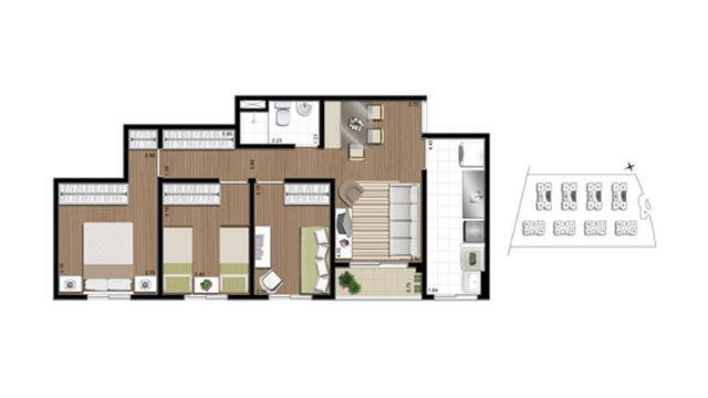 Apartamento à venda com 3 quartos, 61m² - Foto 26