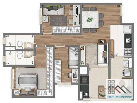 Apartamento à venda com 3 quartos, 73m² - Foto 10