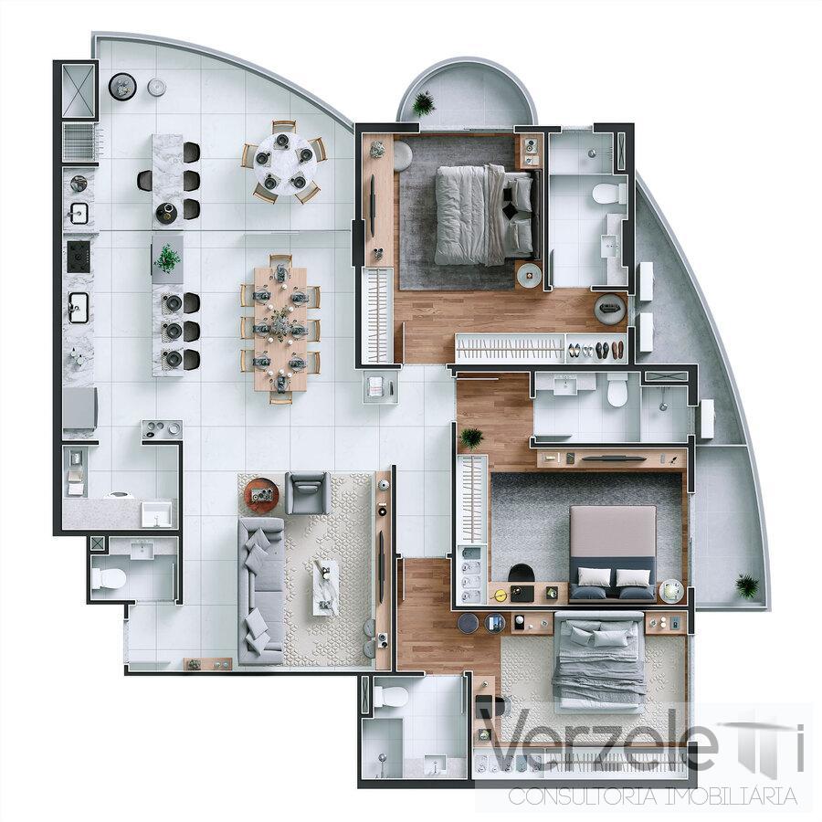 Apartamento à venda com 3 quartos, 151m² - Foto 32