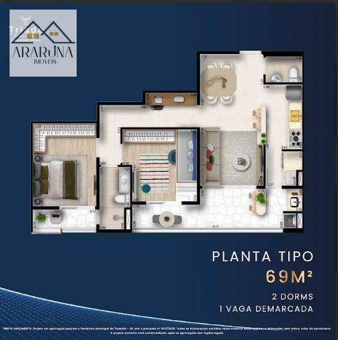 Apartamento à venda com 3 quartos, 69m² - Foto 10