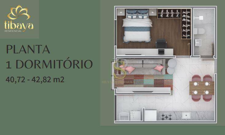 Apartamento à venda com 1 quarto, 42m² - Foto 27