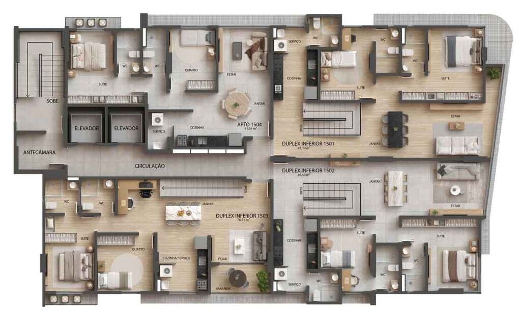 Apartamento à venda com 3 quartos, 7944m² - Foto 18